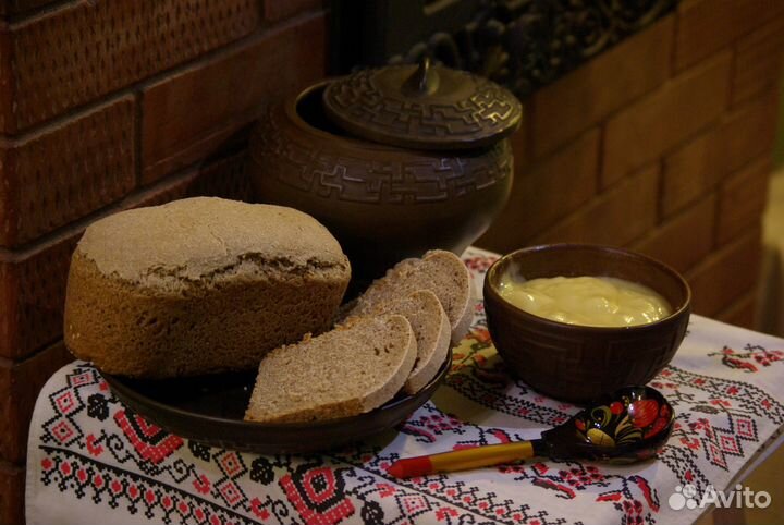Домашний бездрожжевой хлеб