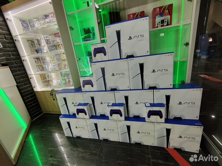 PS5 slim 1tb новая и бу