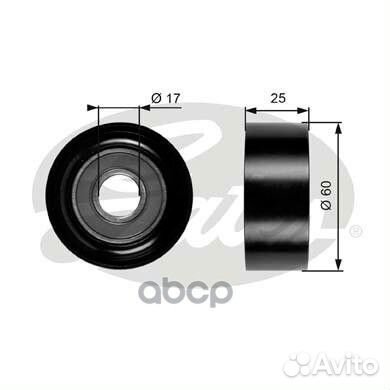 Направляющий ролик привода вспомогательных агре