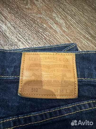 Джинсы Levi's 512 Оригинал