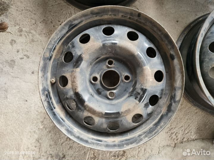 Диски штамповка 15 hyundai solaris