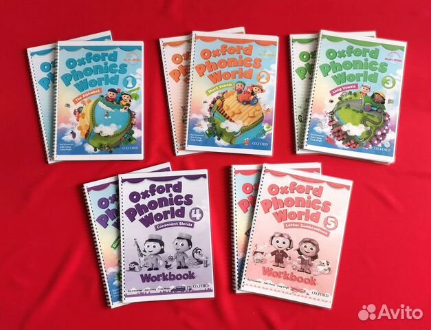 Oxford phonics world 1, 2, 3, 4, 5