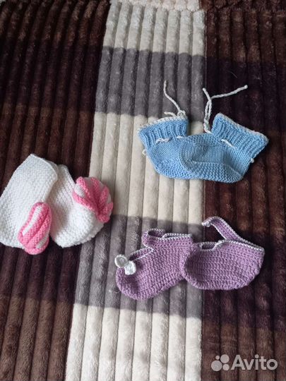 Носки вязаные детские