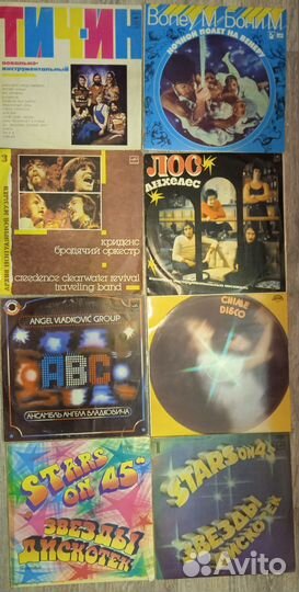 Западная поп и рок музыка на виниле