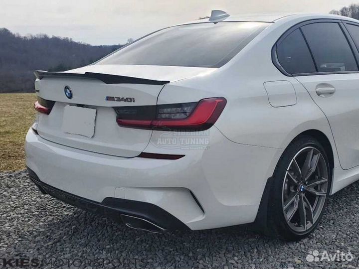 Спойлер в стиле M4 на кромку багажника BMW 3 G20