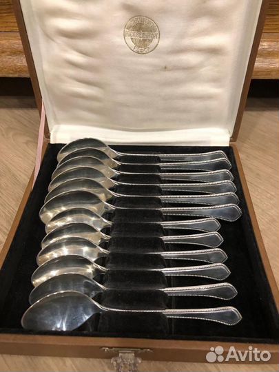 Ложки чайные и кофейные мельхиор