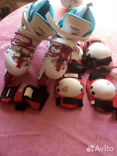 Роликовые коньки детские раздвижные