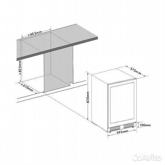 Винный шкаф cellar private CP051-1TWH