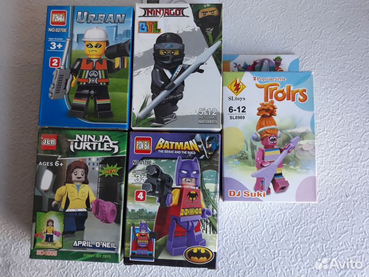 Конструкторы фигурки супергероев