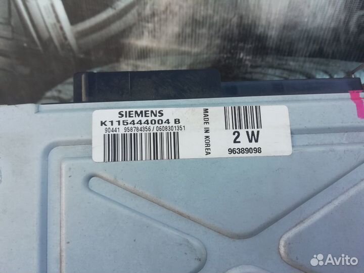 Мозги эбу дэу матиз daewoo matiz