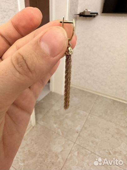 Золотые серьги