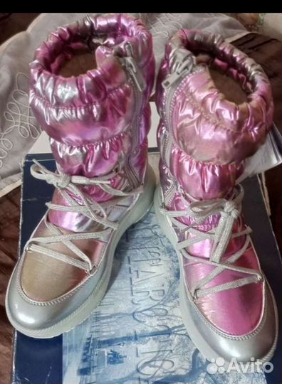 Сапоги зимние Антарктика девочке размер 35/36