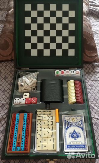 Набор настольных игр 7 в 1 (шахматы, шашки, нарды)