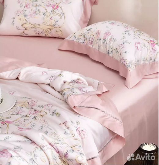 Белье постельное с готовым одеялом, Тенсел