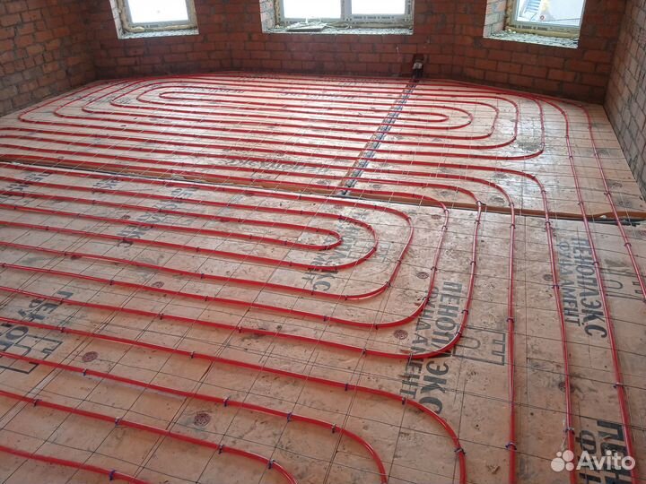 Монтаж систем отопления в загородных домах