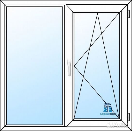 Окно rehau 1350*1400