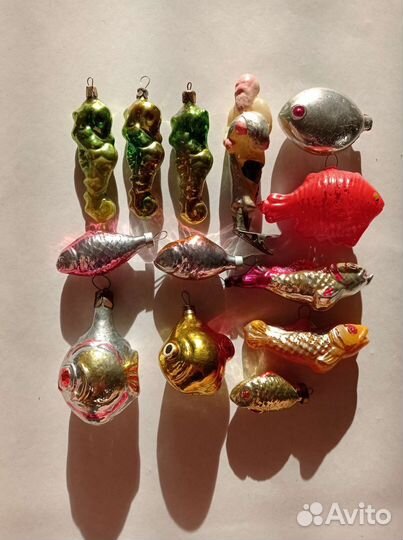 Елочные игрушки СССР