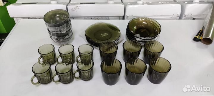 Столовый сервиз Elica 62106 стекло, 30 пр