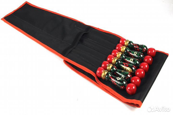 6 шампуров - Хохлома в чехле