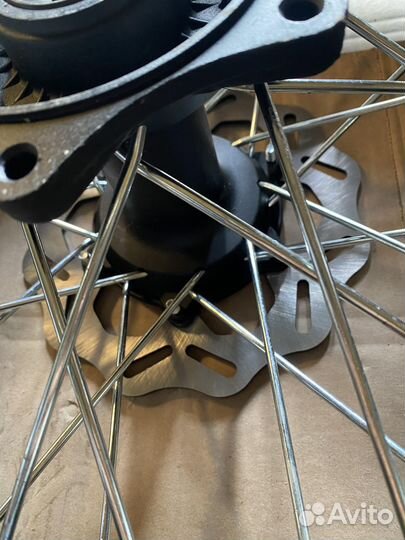 Колеса мотард комплект 17/17(диски алюминий перед