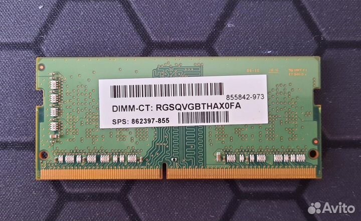 RAM sodimm DDR4 4Gb Samsung
