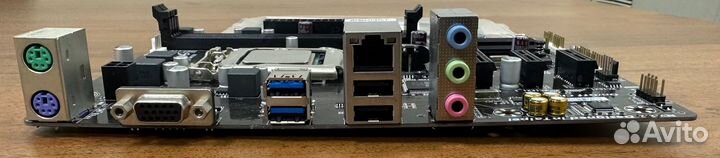 Материнская плата 1150 gigabyte ga-h81m-s1 +g3260