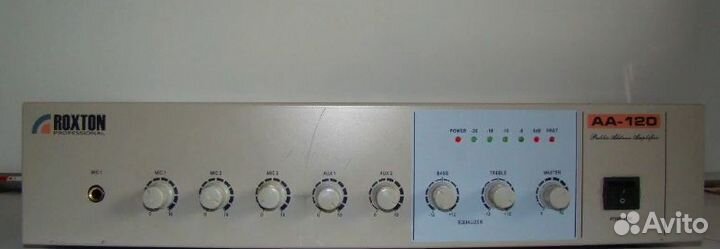 Трансляционный микшер усилитель Roxton аa-120
