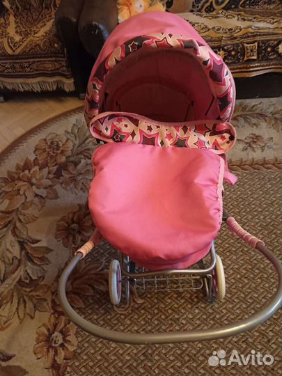 Коляска для девочек 3 в 1