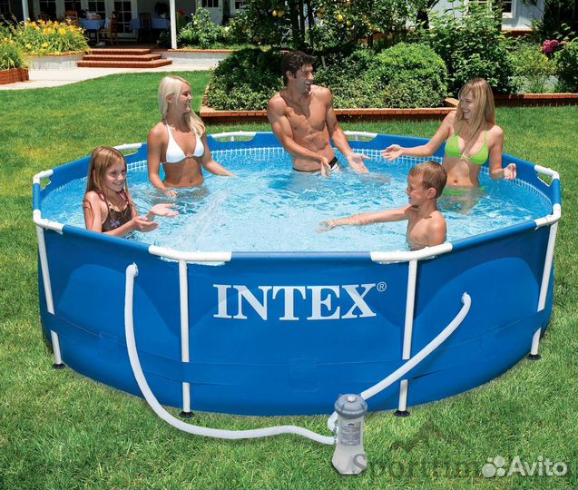 Каркасный бассейн intex
