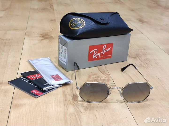 Восьмиугольные очки Ray Ban Octagonal RB 3556