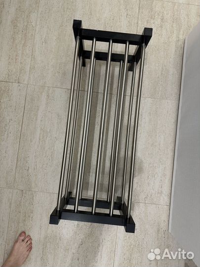 Полка для обуви IKEA чусинг черная