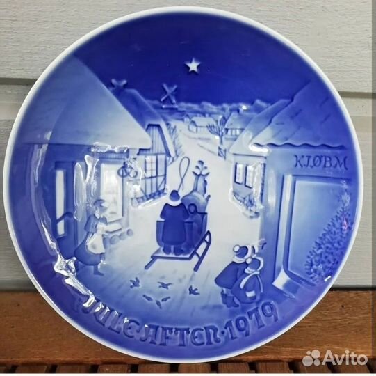 Винтажные рождественские тарелки