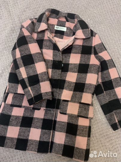 Пальто на девочку 110