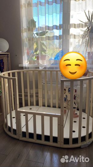 Детская кровать овальная 8 в 1