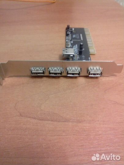 5ти портовый USB контроллер PCI