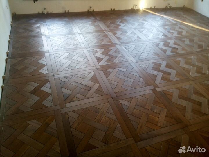 Шлифовка паркета немецким оборудованием без пыли