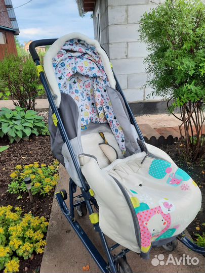 Санки-коляска Ника 7