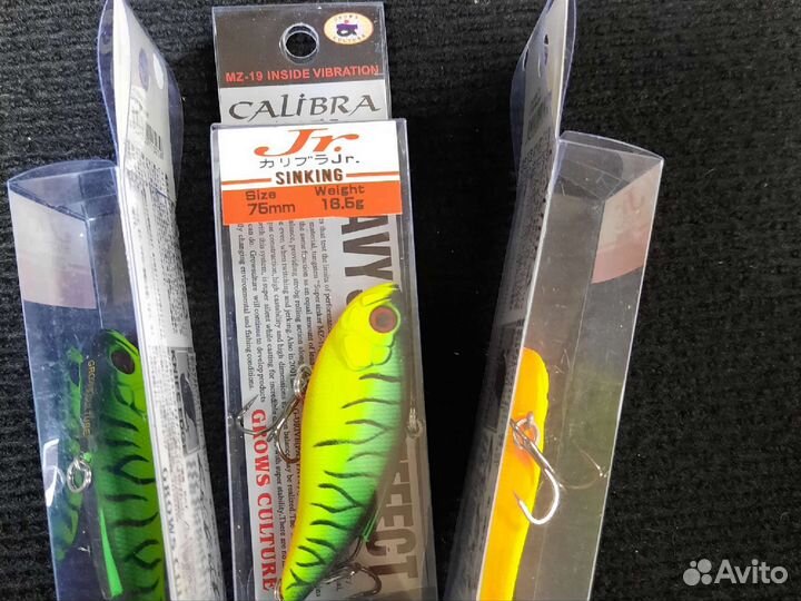 Calibra Jr 75 мм. Grows Culture воблер раттлин