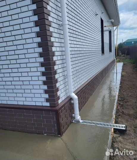 Бетонирование площадки, дорожки, отмостки