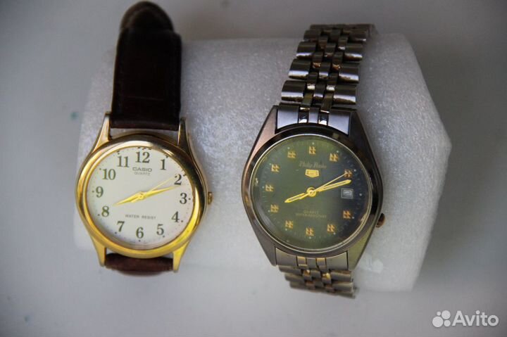 Часы Casio ремень кожа Часы Philip Persio браслет