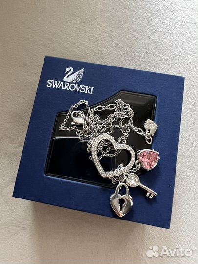 Swarovski кулон сердце