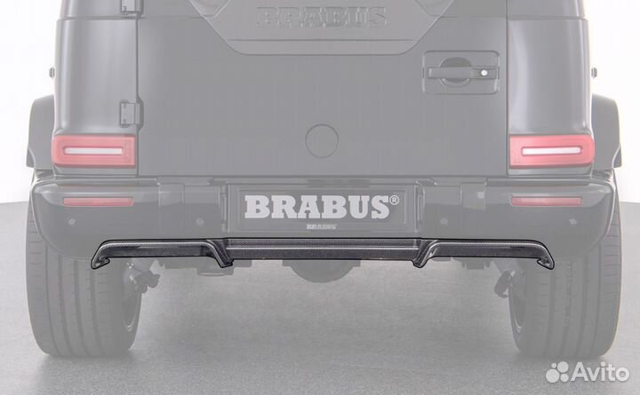 Диффузор Brabus карбон Mercedes G class W463A W464