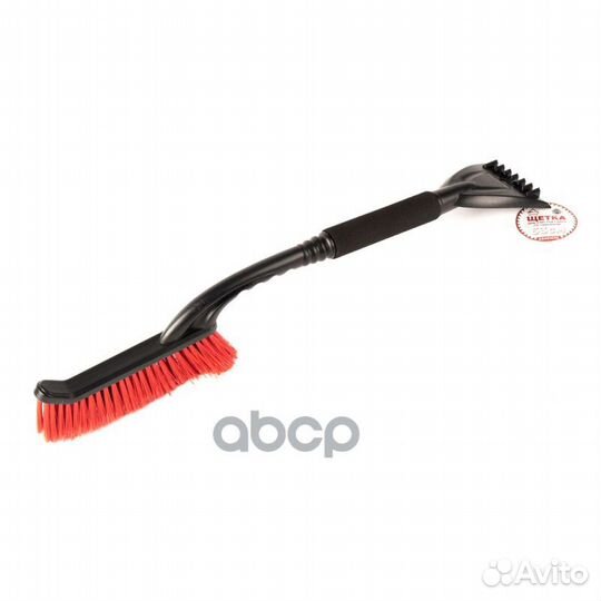 Щетка для очистки снега со скребком 63 см A0401