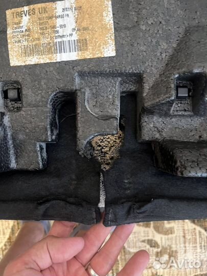 Обшивка багажника honda civic