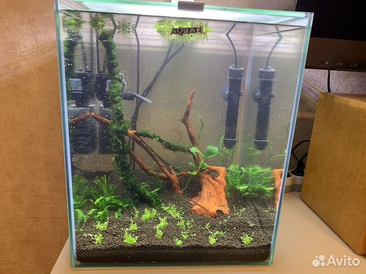 Аквариум aquael 30 куб, белый (30 л)