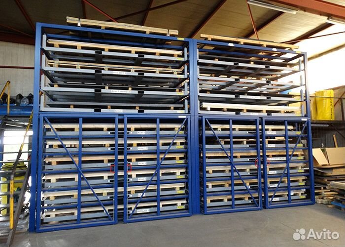 Стеллаж для хранения листового металла