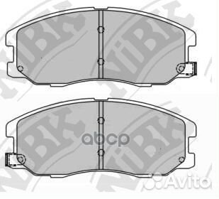 Колодки тормозные дисковые перед PN0068 NiBK