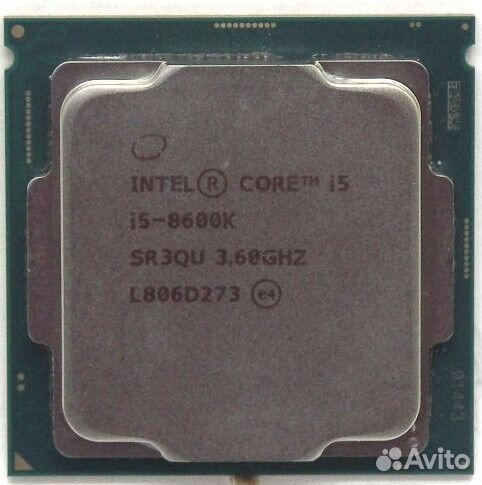 Процессор Intel Core i5-8600K 3.0 (3.5) Ghz S-1151