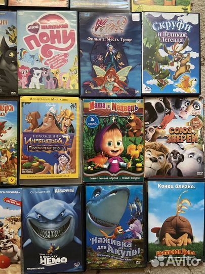 Dvd диски мультфильмы