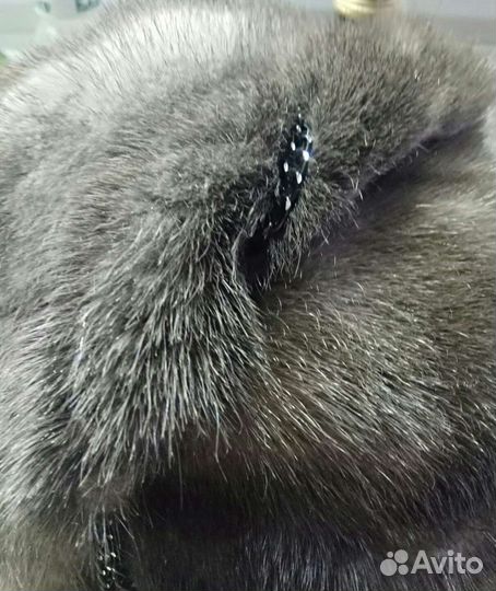 Шапка из северной норки от дизайнера